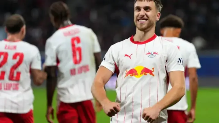 Gol Brajan Gruda Bawa RB Leipzig Menang Tipis 1-0 atas PSV Eindhoven